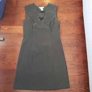 Olive green dress